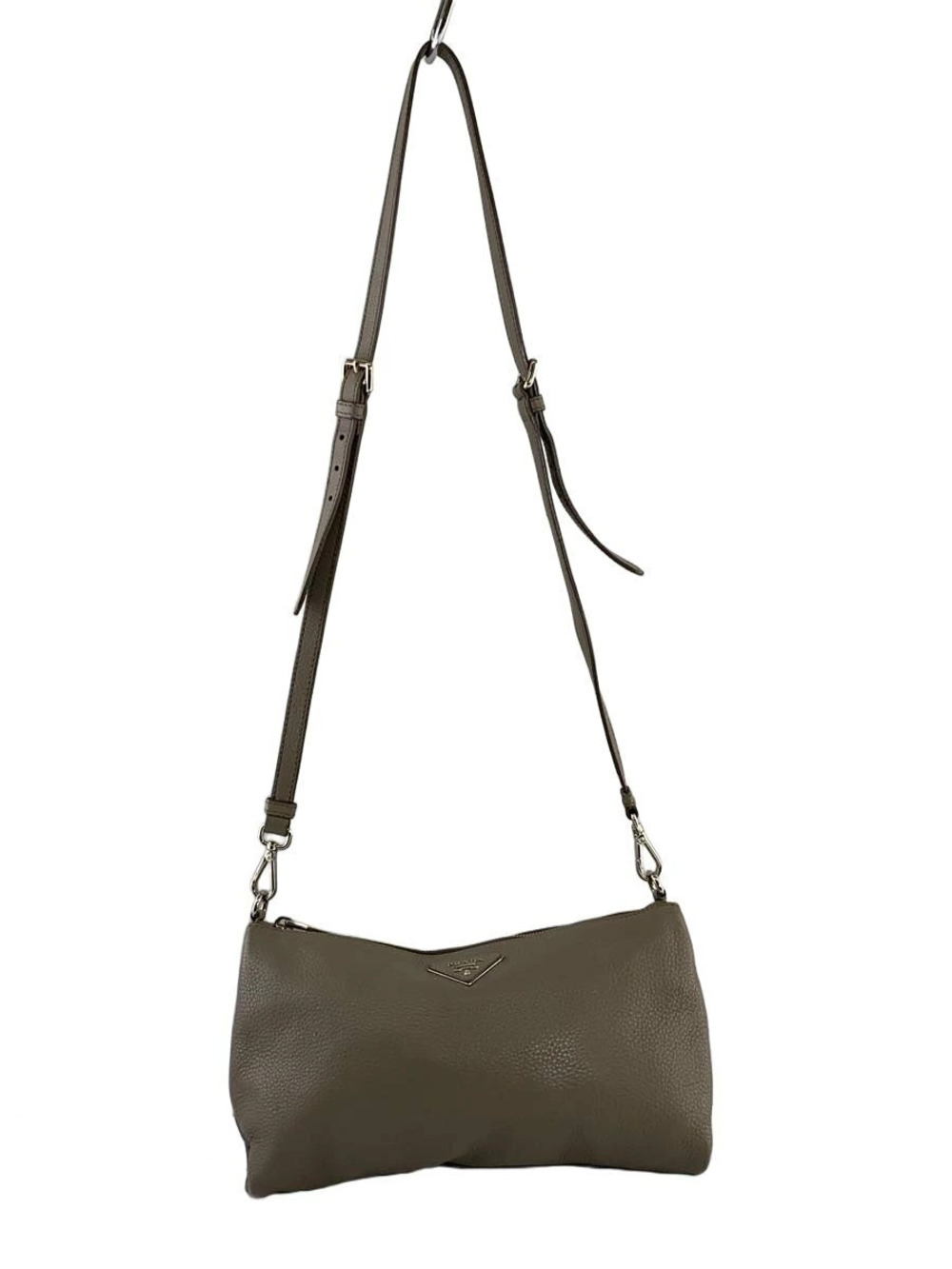 Prada Vitelo Daino Crossbody Bag Leather